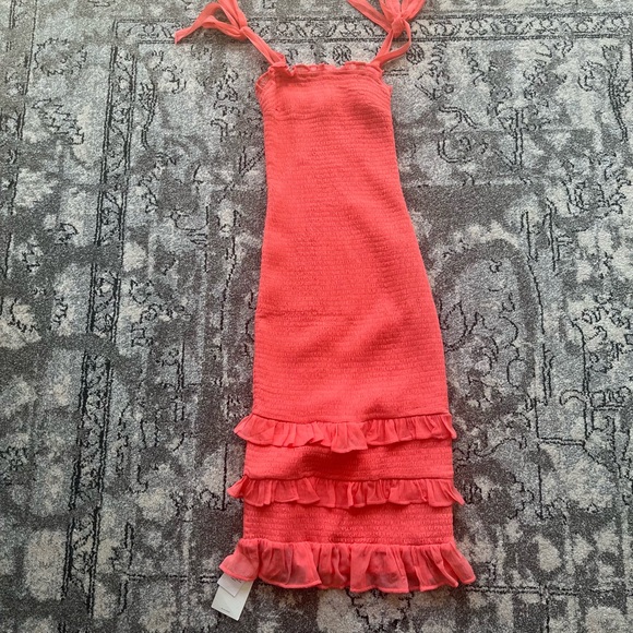 CORAL ABERCROMBIE and Fitch Dress - Picture 2 of 6